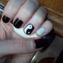 Yin Yang nails