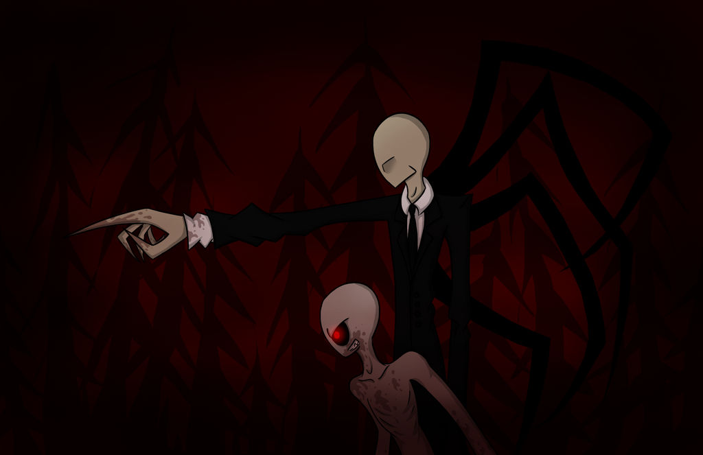 The Rake And The Slenderman by AlienLizard123 on DeviantArt