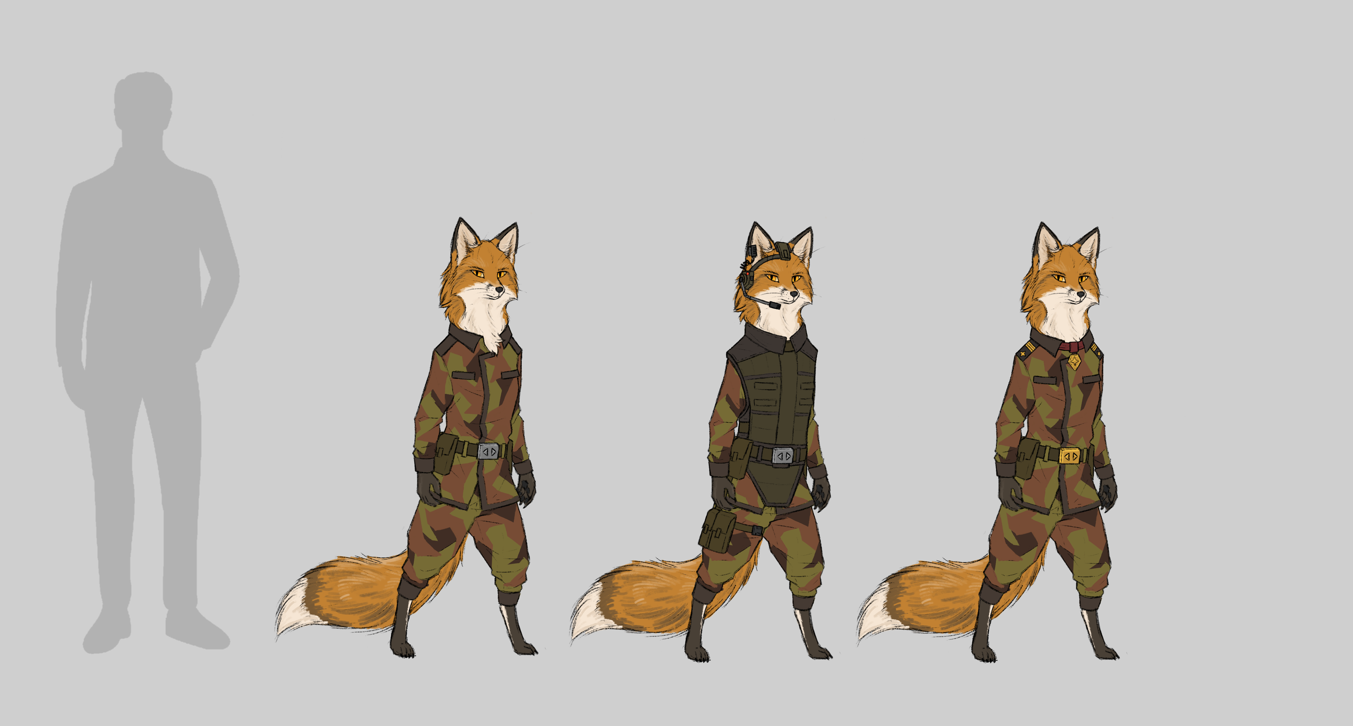 Fox Army Fox Soldiers! by AlienLizard123 on DeviantArt