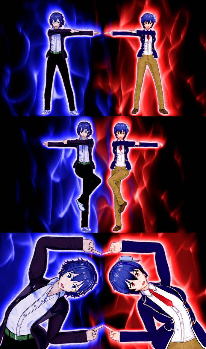 Raku and Seishiro Fusion Dance by TheOtakuCultist on DeviantArt