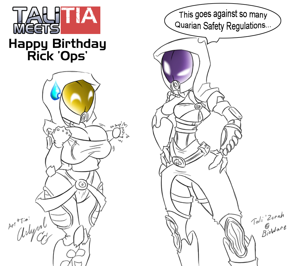 Ops Birthday - Tali meets Tia