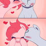 Valentines kisses