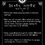 rules of the death note