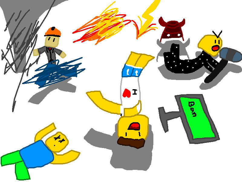 The ROBLOX admins and moderators at work by MixedEgg2012 on DeviantArt