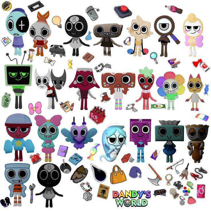 Dw Items Dandy's World Characters And Trinkets And Items by JustATinkyWinkyFan ...