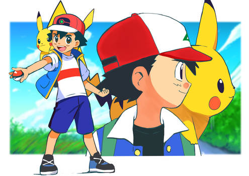 Ash and Pikachu