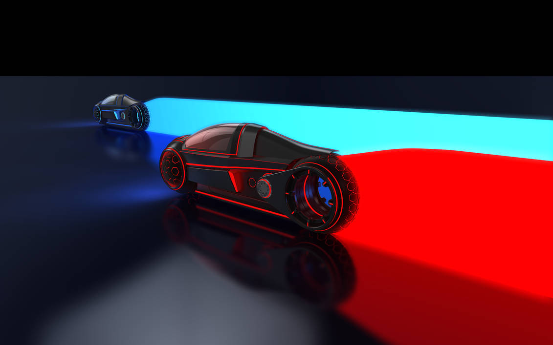Tron Light Cycle Grid Chase by 3RDAXISDesign on DeviantArt