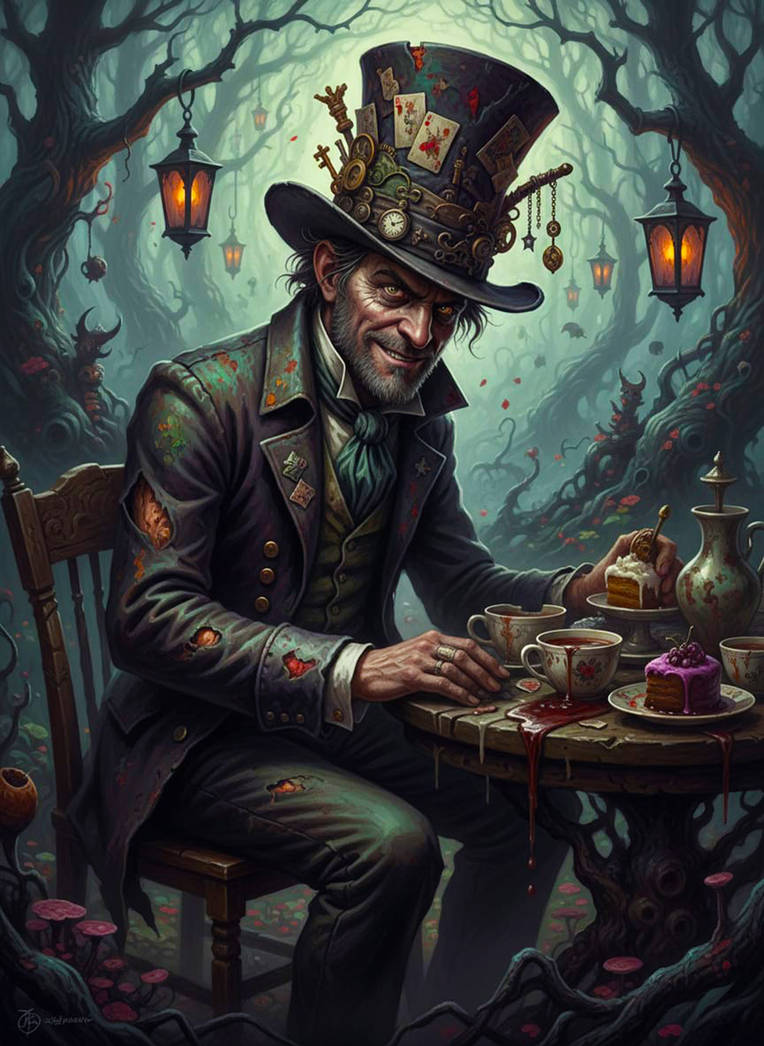 a twisted Mad Hatter by skyvendik on DeviantArt