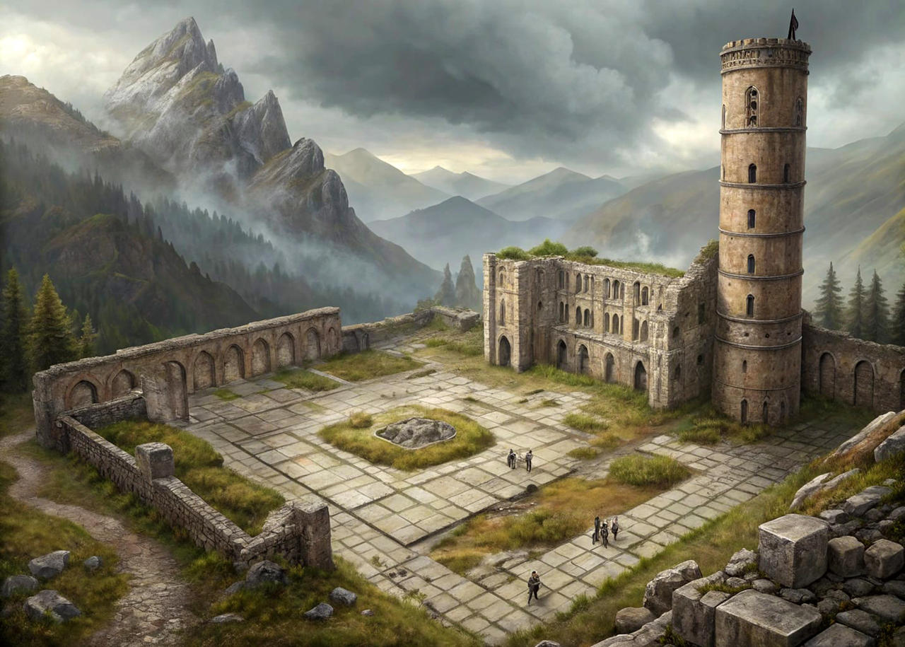 Sentient Castle Ancient castle 2 by skyvendik on DeviantArt