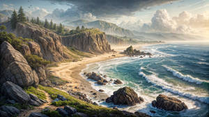 Ruggwed Coastline