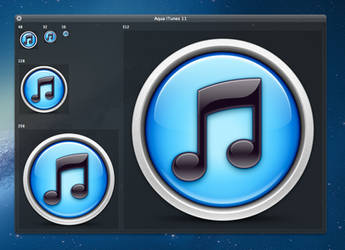 iTunes 11 Icon Replacement Concept