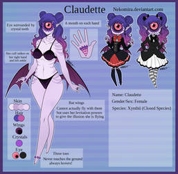 Claudette - Reference Sheet