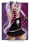 Comm - Yandere (bloodless version) by Nekomira