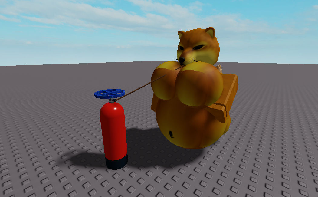 Bush Dog Inflatie SlyDog Inflation by TheInflatableSlyDog on DeviantArt