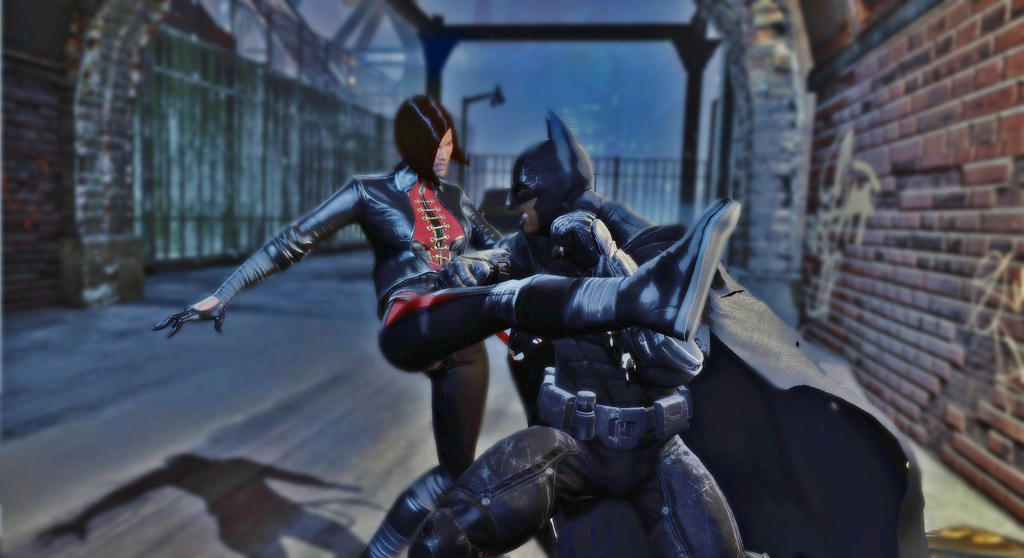 Batman VS Lady Shiva by Iazcutler on DeviantArt