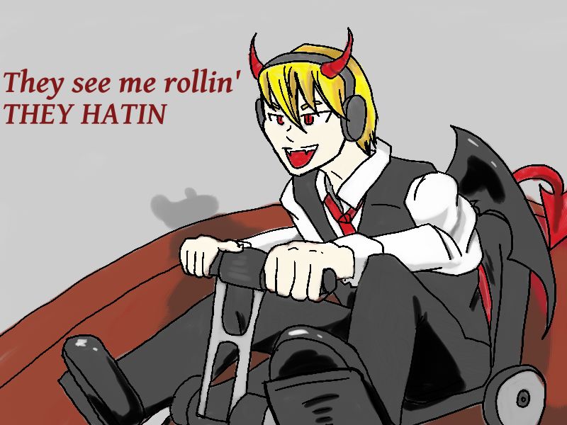 Pewdiepie in Lucius They See Me Rollin