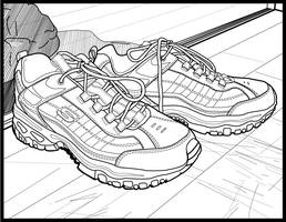 Mine Shoes ala Illustrator