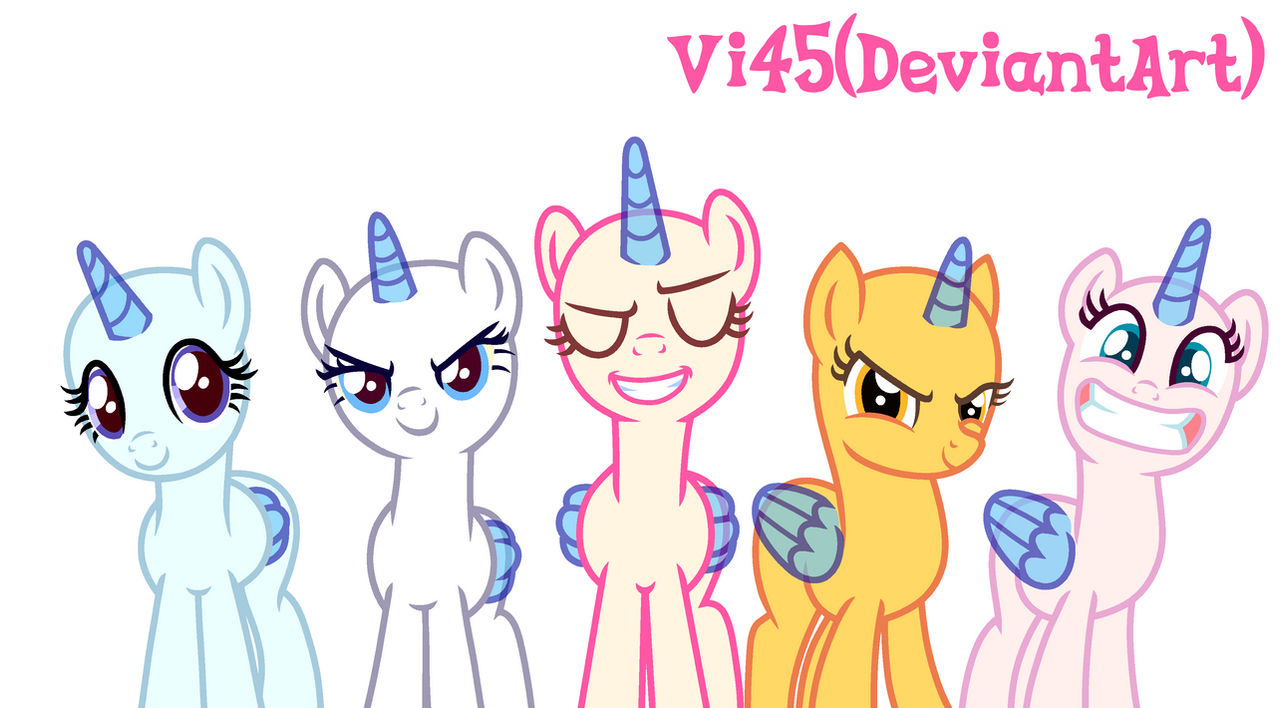 Mlp base by vi45 on DeviantArt