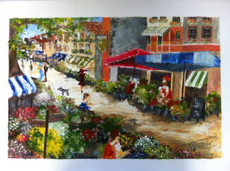 Flower Market oil