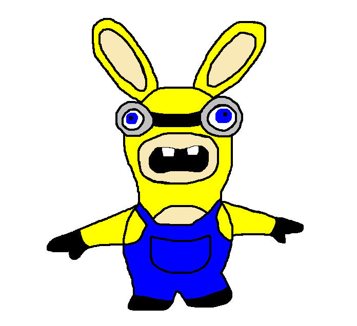 Minons Rabbids Rabbid Minion by Lily-the-Magixen on DeviantArt