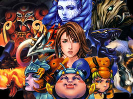 FFX - Yuna and Her Aeons