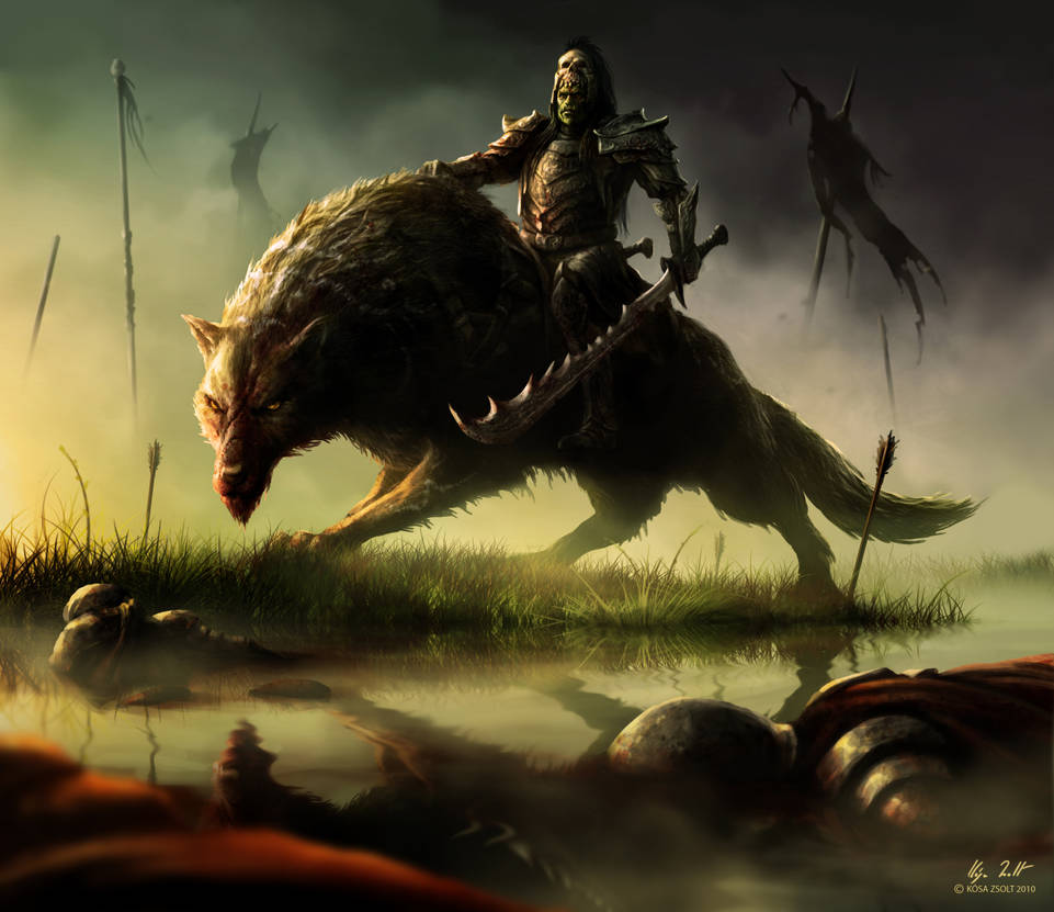 Orc rider by ZsoltKosa on DeviantArt