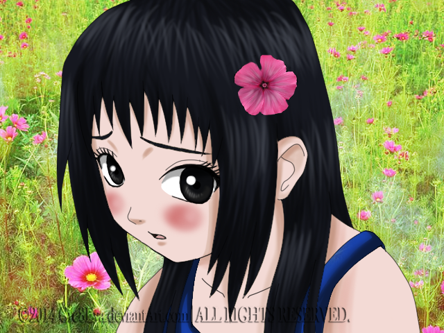 Emiko in Flower Field dream