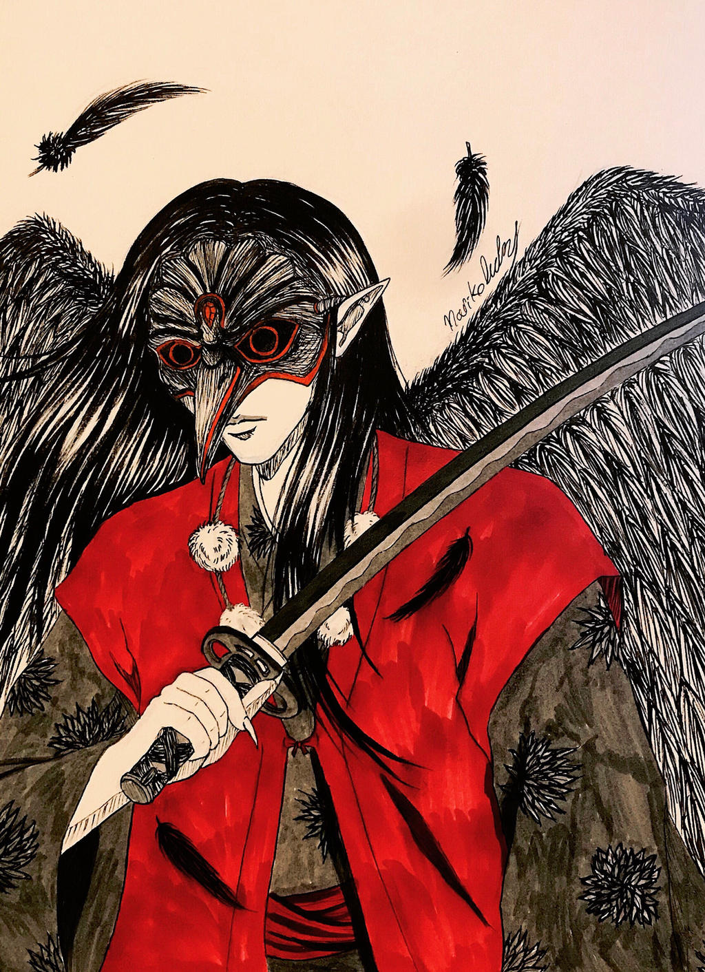 Tengu by Nariko-Lily on DeviantArt