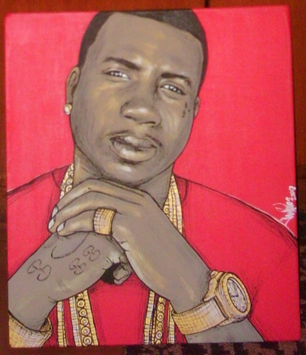Gucci Mane portrait by shitShyle on DeviantArt