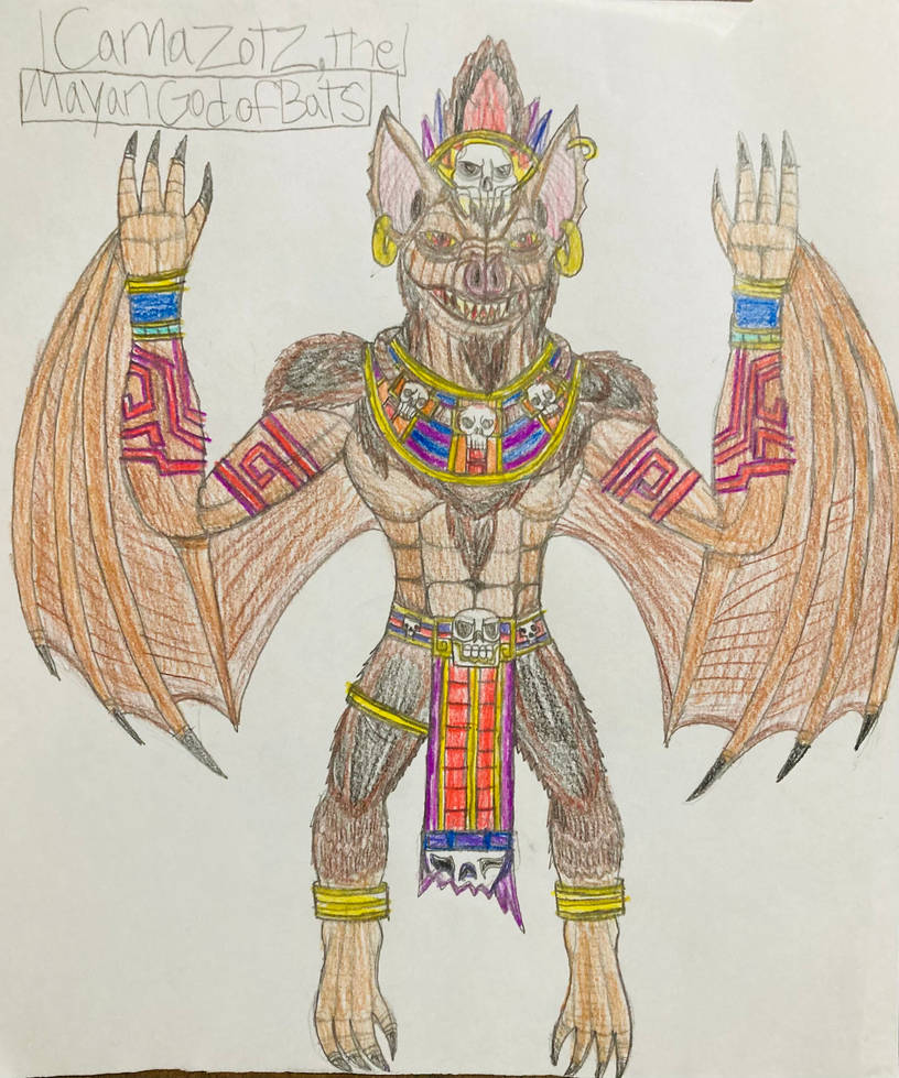 Camazotz, the Mayan God of Bats by DragoTerror on DeviantArt