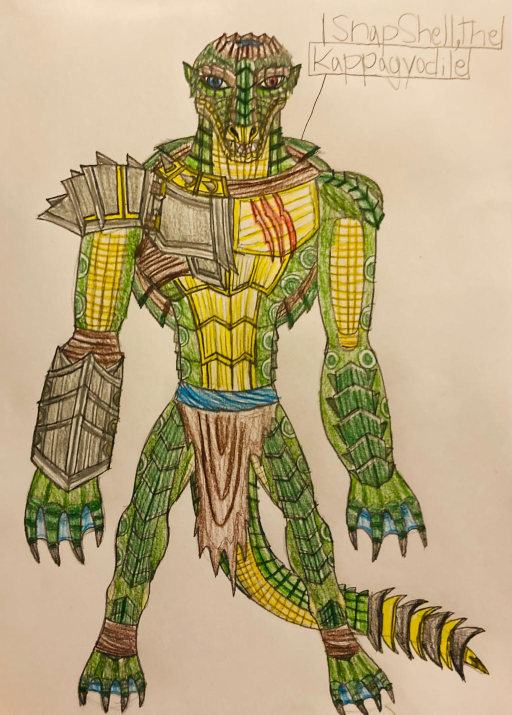 Snapshell, the Kappagyodile by DragoTerror on DeviantArt