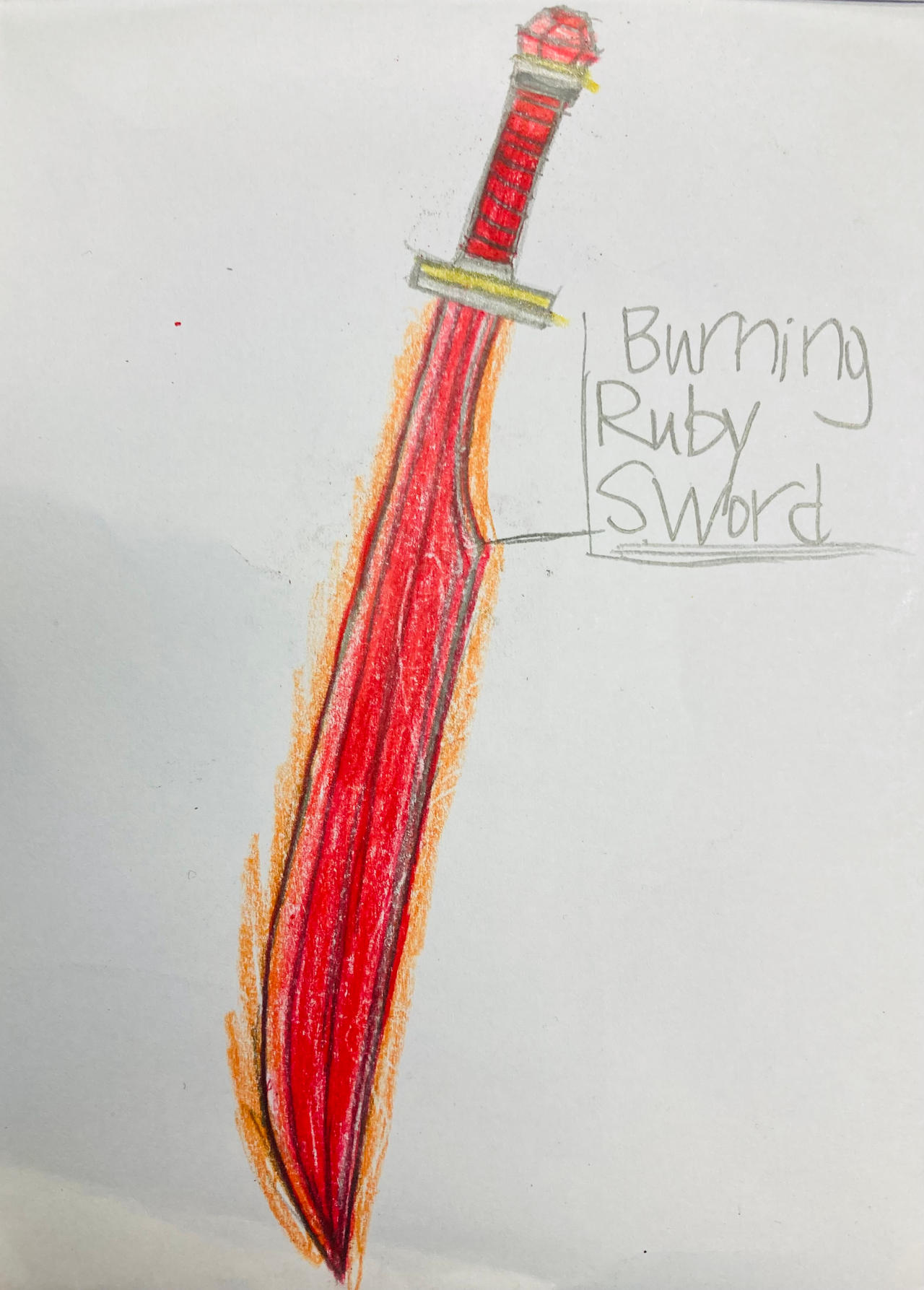 Ruby Sword Maser Burning Ruby Sword by DragoMaster26 on DeviantArt