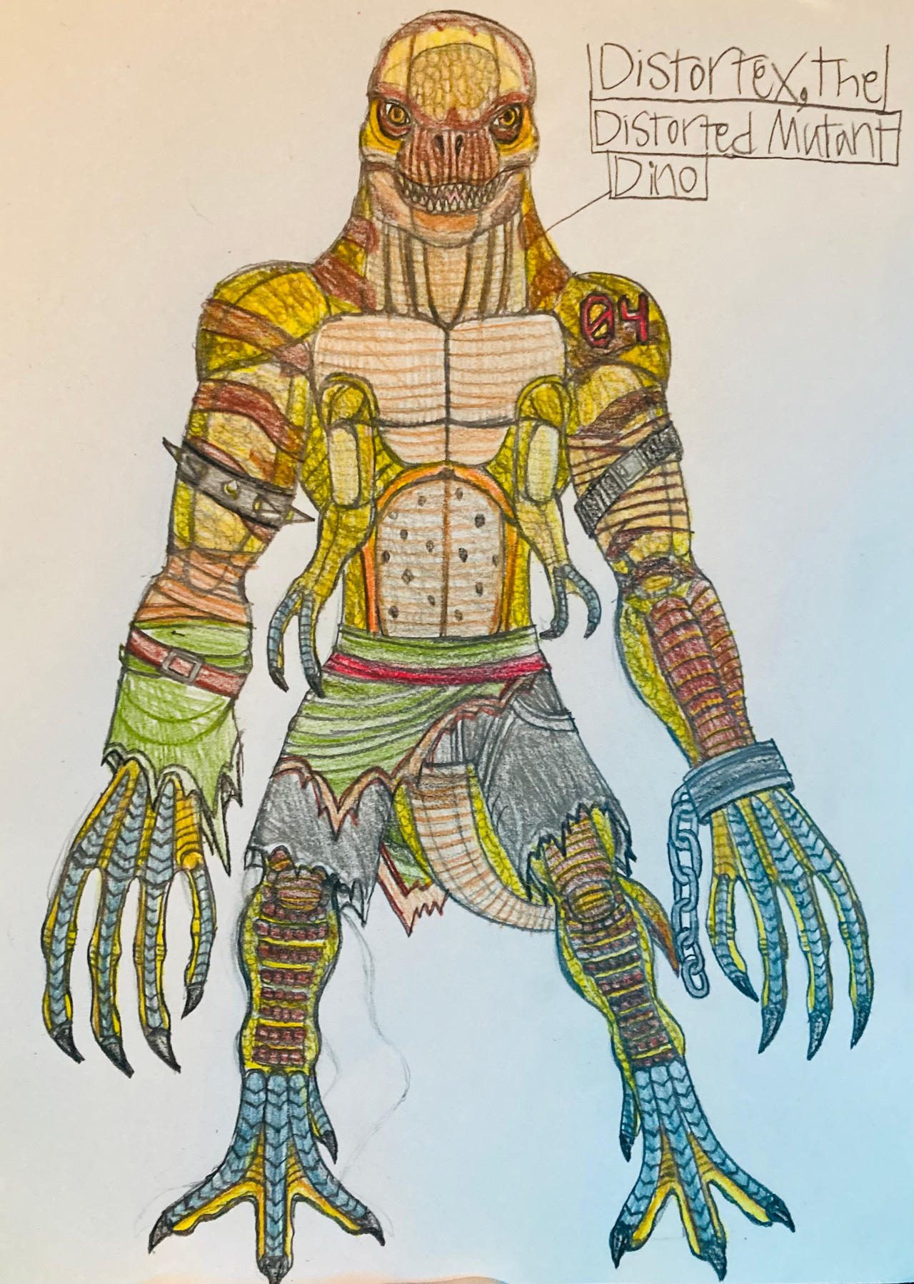 Distortex, the Distorted Mutant Dino by DragoTerror on DeviantArt