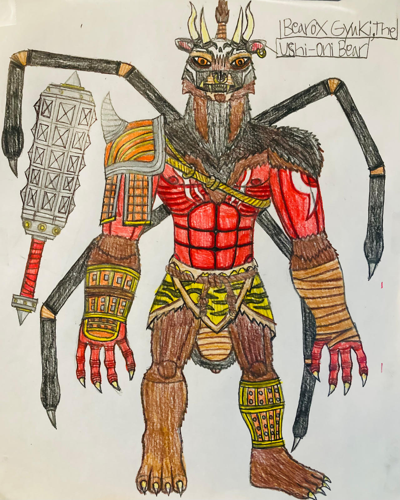 Bearox Bearox Gyuki, the Ushi-Oni Bear by DragoMaster26 on DeviantArt