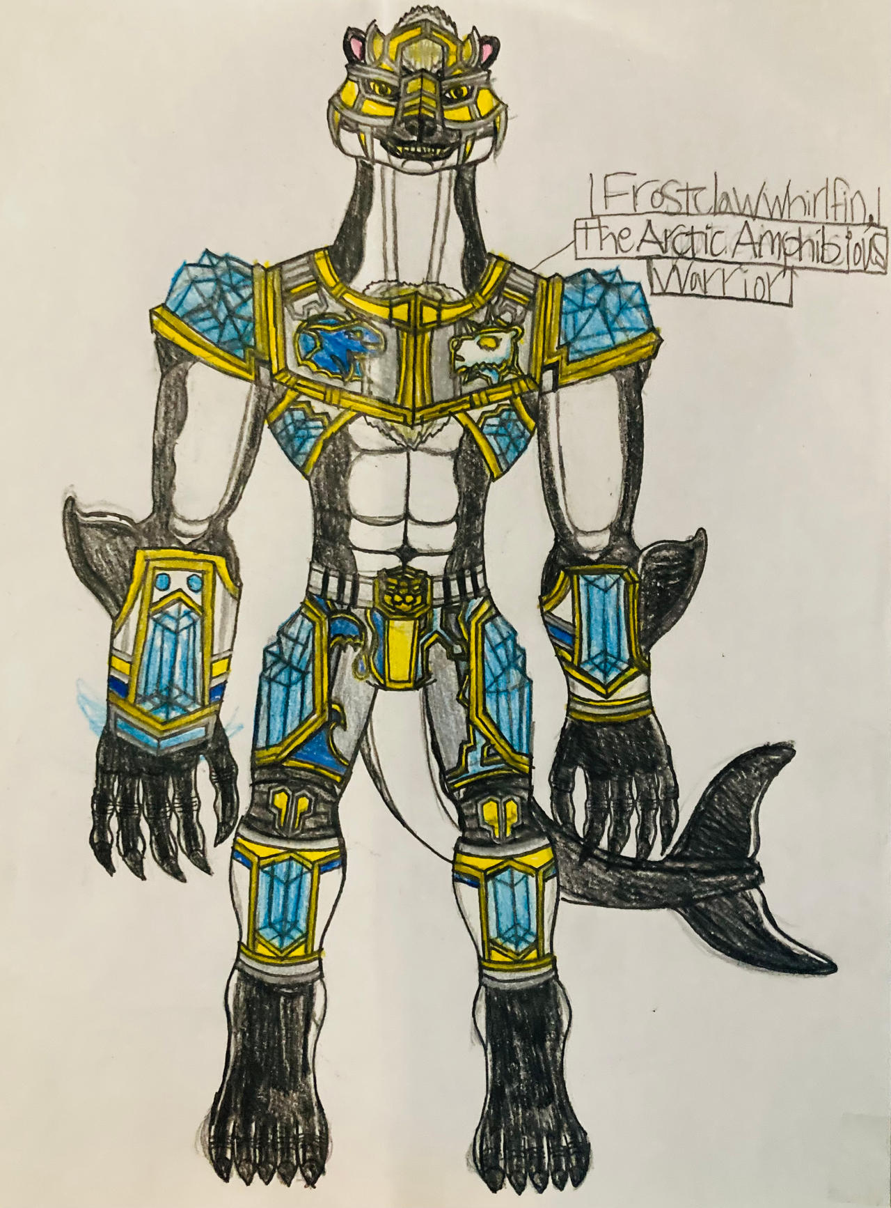 Frostclaw Whirlfin, the Arctic Amphibious Warrior