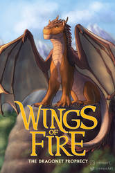 Wings of Fire Book 1 cover - reimagined