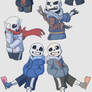 A bunch of Sans' and Fresh