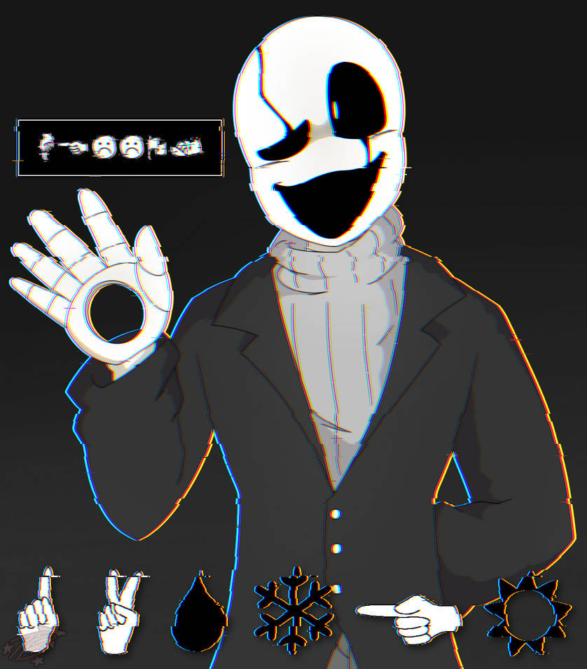 Gd Gaster W. D. Gaster (Redraw) by BronyDreemurr0526 on DeviantArt