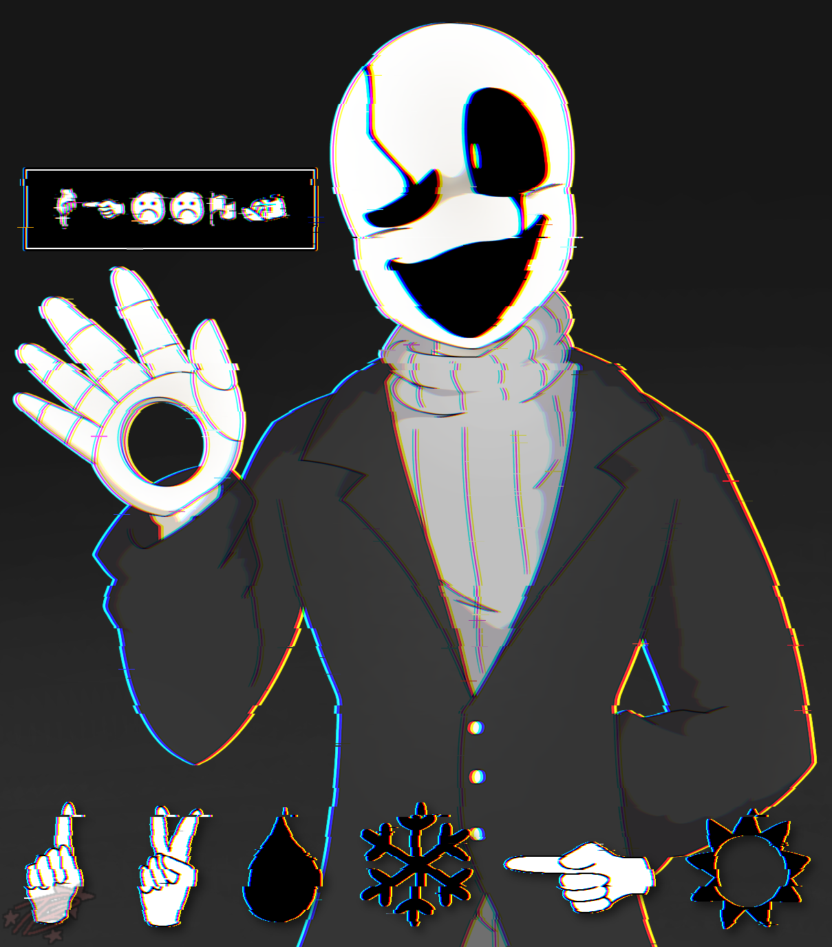 W. D. Gaster (Redraw) by BronyDreemurr0526 on DeviantArt