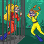Eliza's dive for Debbie