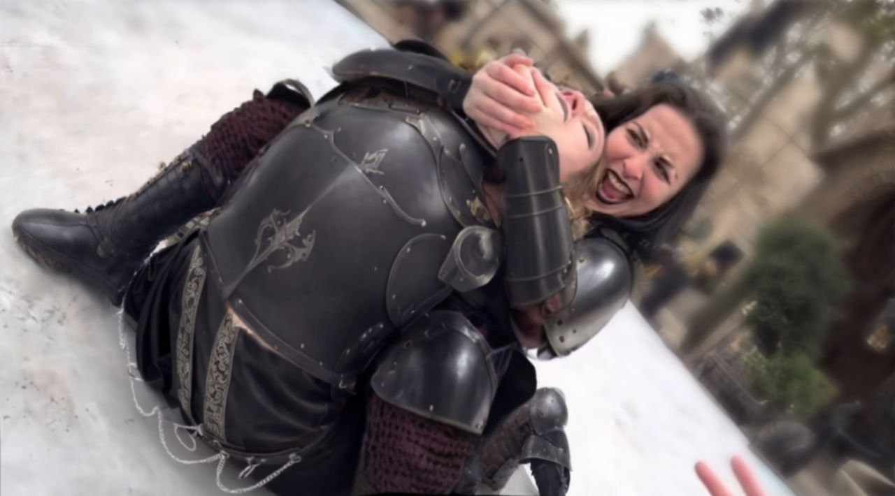 Eye Rake renaissance fair camel clutch by MentStamos on DeviantArt