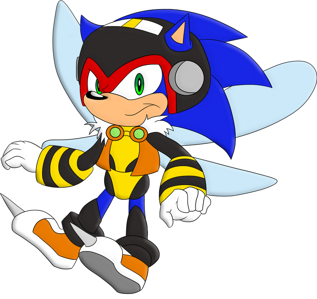 COLOURED: Sonic The Bee-Hog