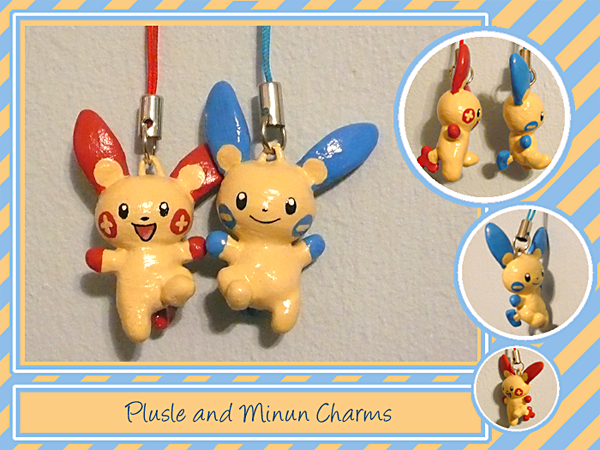 Plusle and Minun Charms