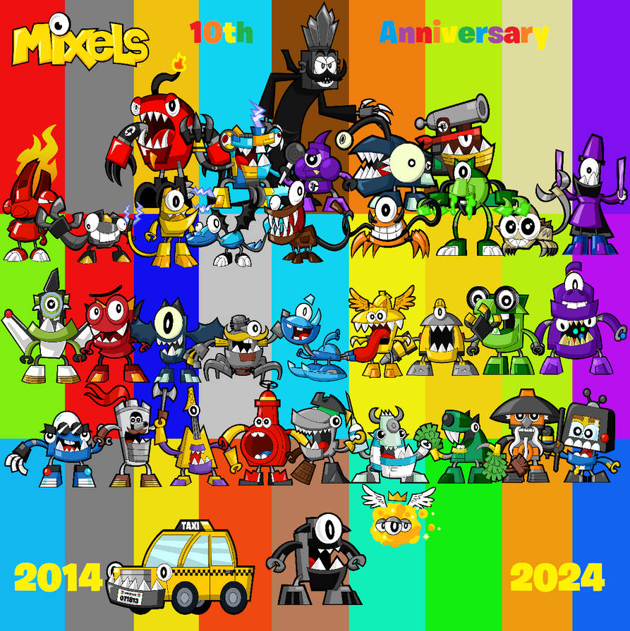 Mixels 10th Anniversary Art by VJ101Arts on DeviantArt