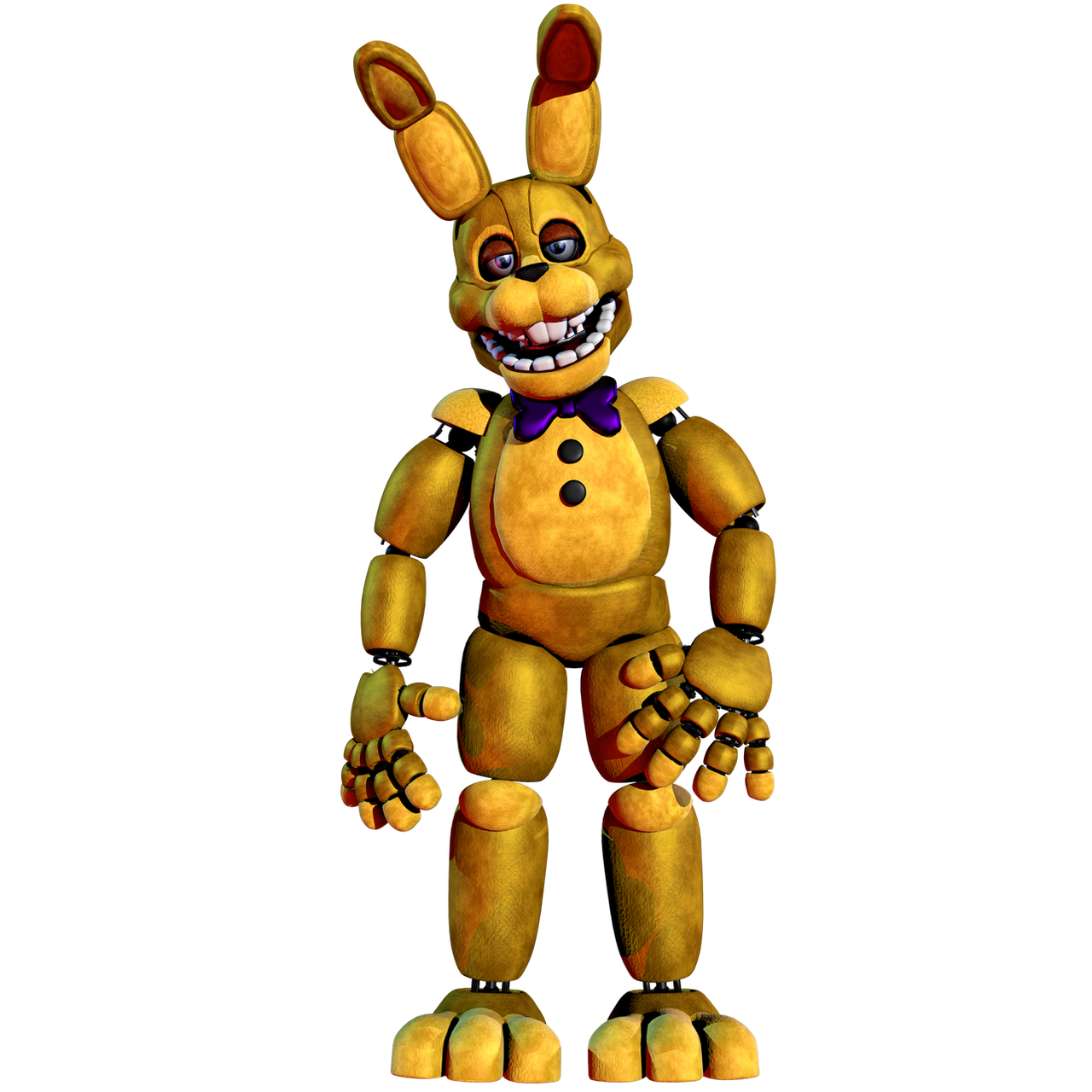 springbonnie into the pit render by david1231414r on DeviantArt