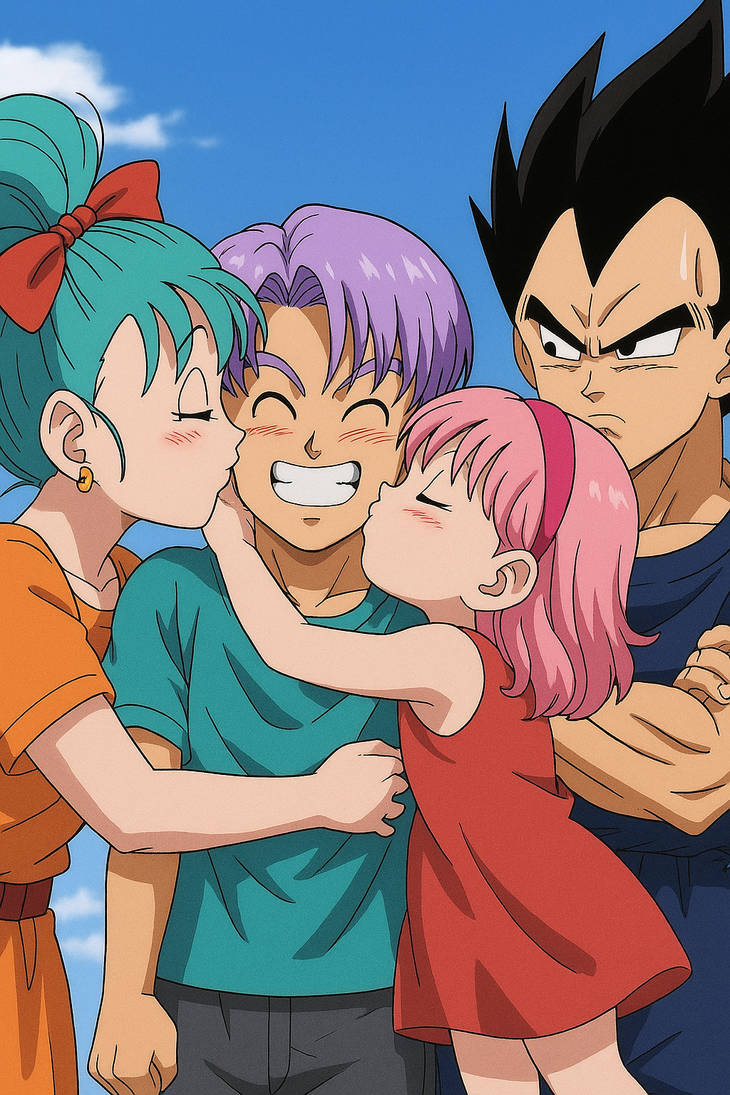 Bulma And Bra Kissing Trunks Vegeta Jelous By Luzziani On DeviantArt bulma-and-bra-kissing-trunks-vegeta-jelous-by-luzziani-on-deviantart