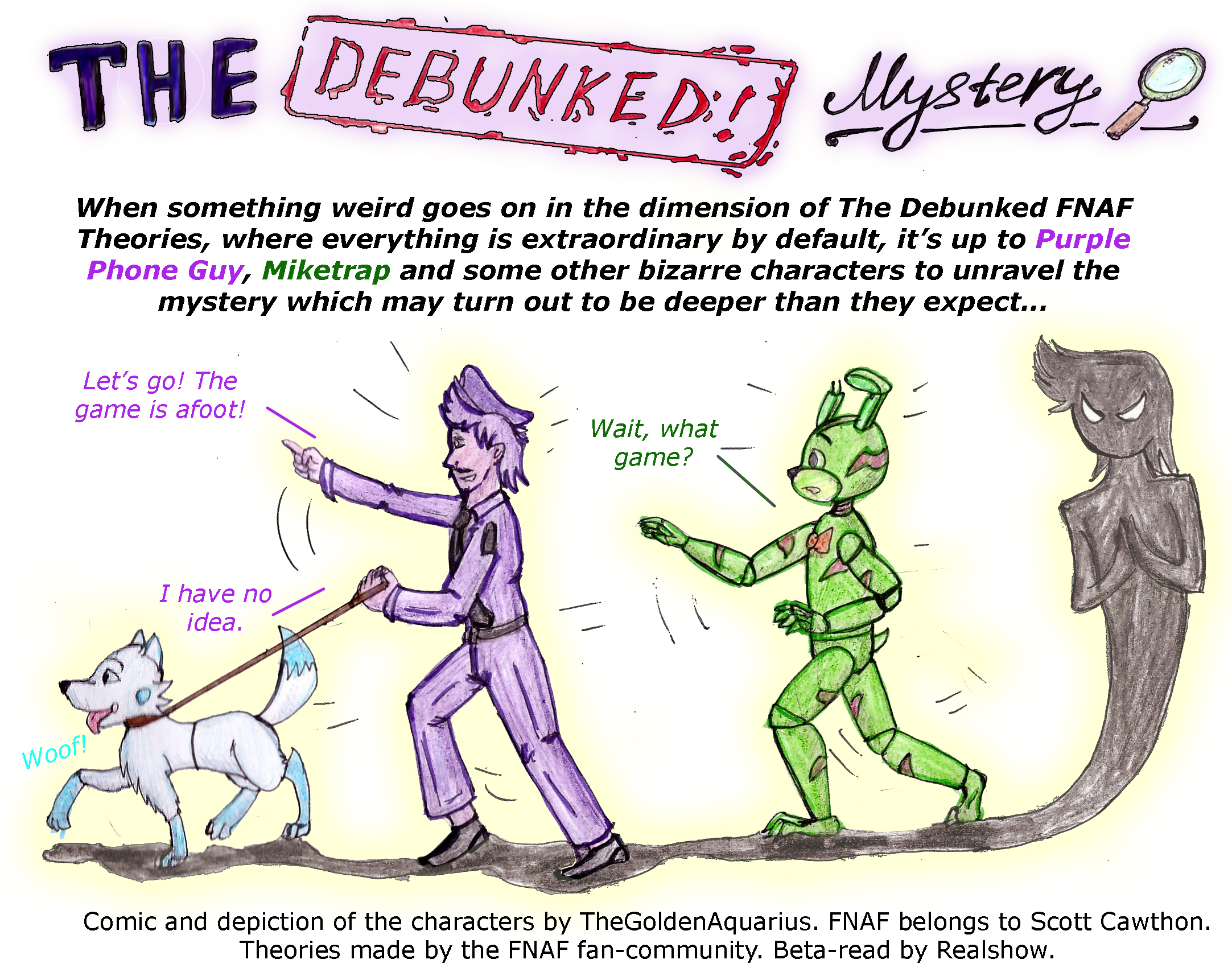 The Debunked Mystery - cover page by TheGoldenAquarius on DeviantArt