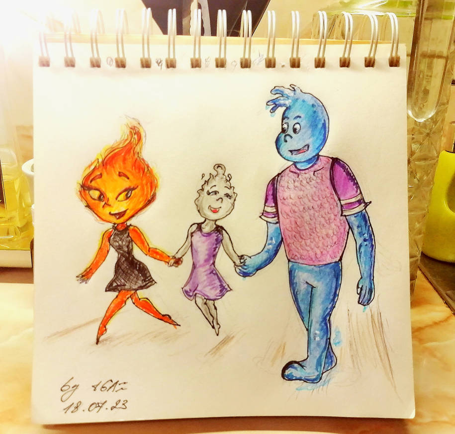 Fire + Water = Steam by TheGoldenAquarius on DeviantArt