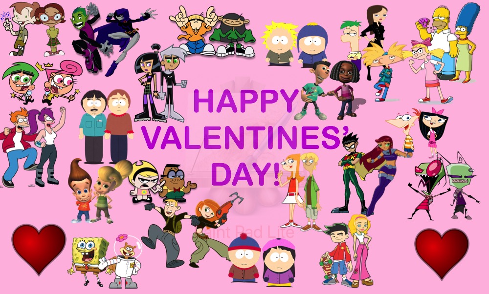 Cartoon Valentine's Day Poster (2020) by minecraftman1000 on DeviantArt