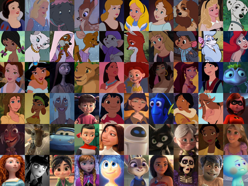 Disney Girls by minecraftman1000 on DeviantArt